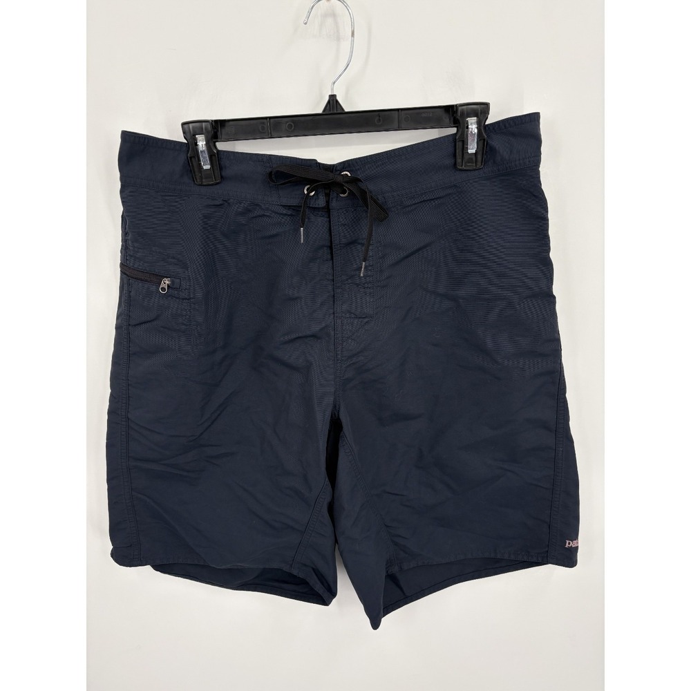 Patagonia Wavefarer Shorts Men's 34 Navy Blue Swimwear Board Water Beach 86554